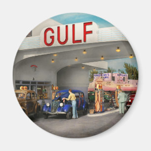 Aimant Station service - le grand voyage par la route