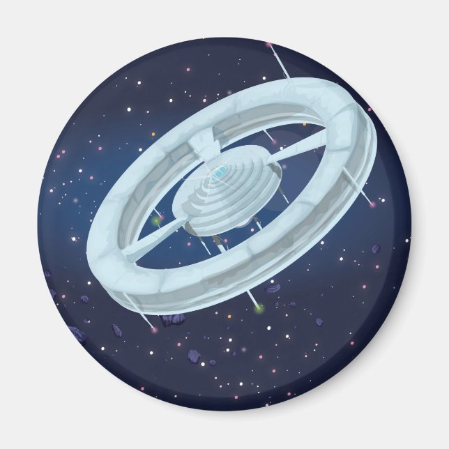 Aimant Station spatiale Station spatiale (Devant)