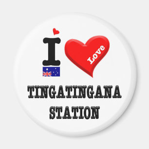 Aimant STATION TINGATINGANA - I Love