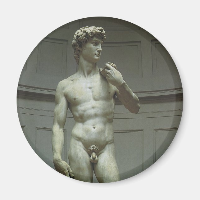 Aimant Statue de David par Michel-Ange (Devant)
