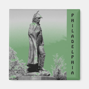 Aimant Statue de Fort McHenry B+W