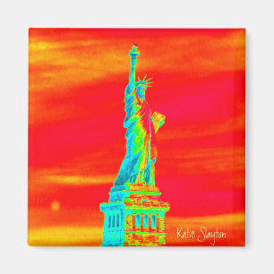Aimant Statue de la Liberté dans le port de New York