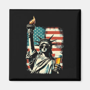 Aimant Statue de la Liberté Usa Fête de la Bière du 4 Jui
