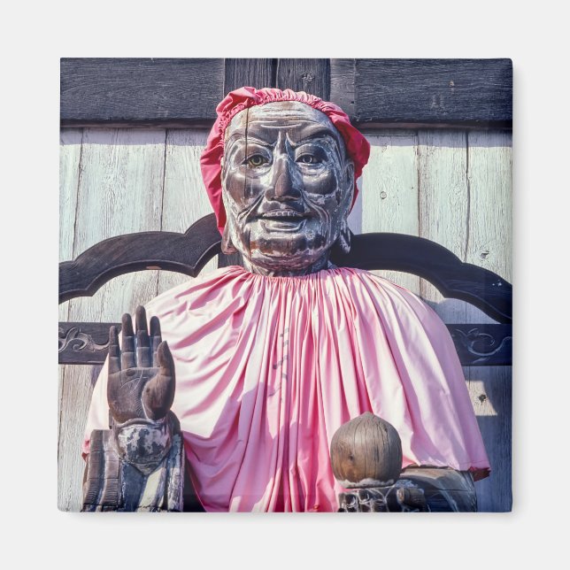 Aimant Statue de Pindola Bharadvaja à Nara - Japon (Devant)