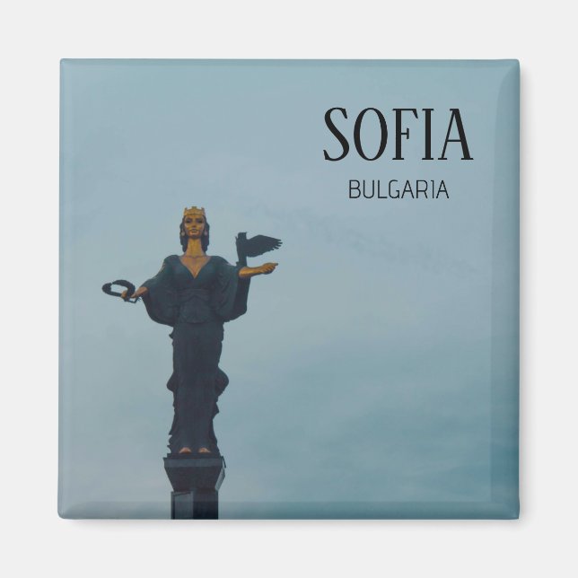 Aimant Statue de Saint Sofia, Bulgarie (Devant)