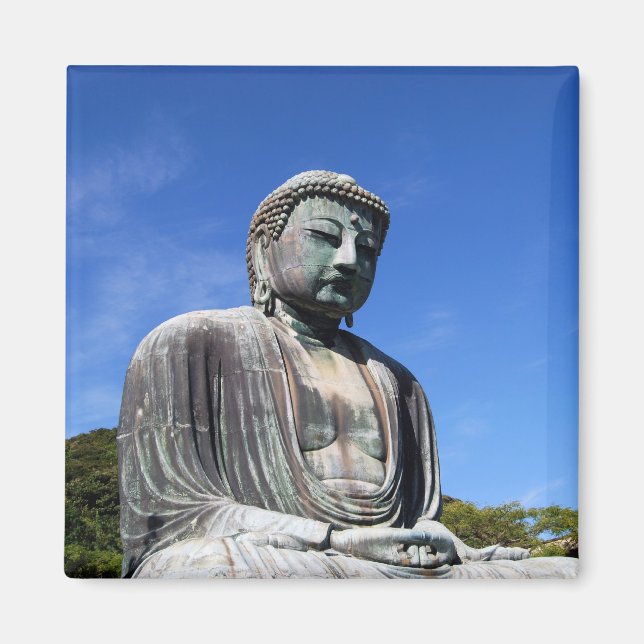 Aimant Statue du Bouddha à Kamakura, Japon (Devant)