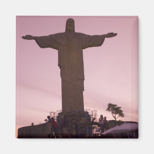Aimant Statue du Christ à Corcovado, près de la périphéri