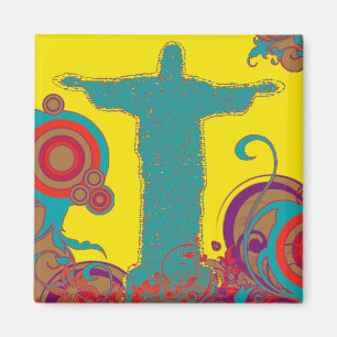 Aimant Statue du Christ Corcovado