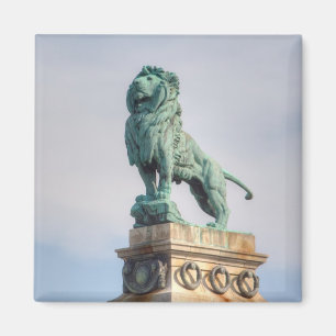 Aimant Statue du lion bronze
