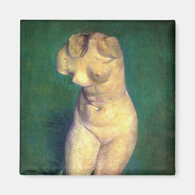 Aimant Statuette en plâtre Torse féminin par Vincent van  (Devant)