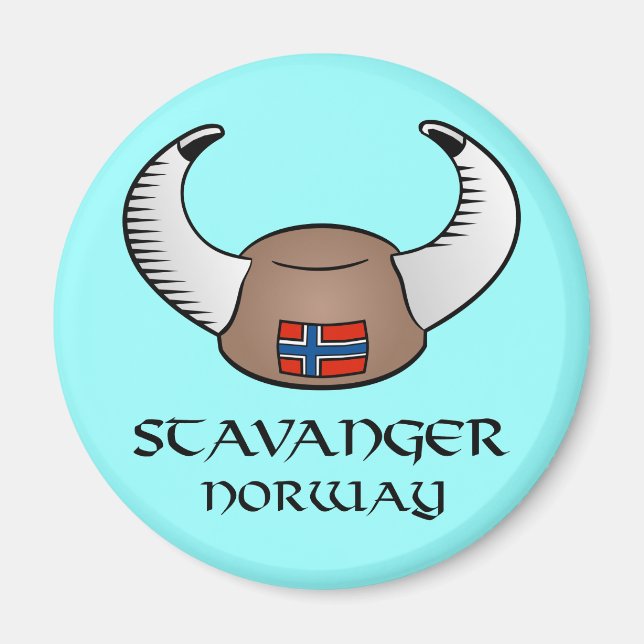 Aimant Stavanger Norvège Viking Casquette (Devant)