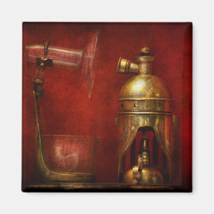 Aimant Steampunk - la torche