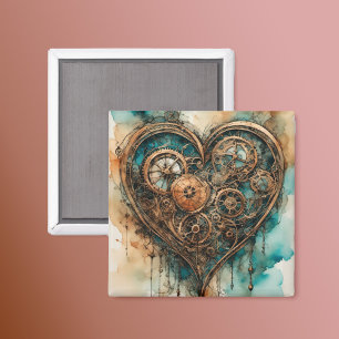 Aimant Steampunk Love Valentine