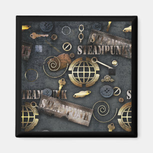 Aimant Steampunk, scrapbooking