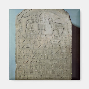 Aimant Stela commémorant l'enterrement de l'Apis
