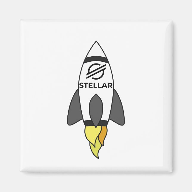 Aimant Stellar À La Rocket Lune (Devant)