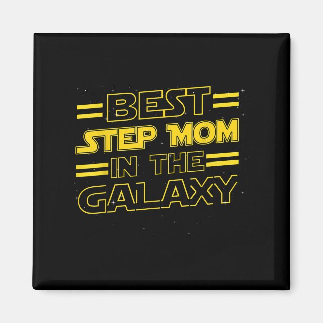 Aimant Step Mom In The Galaxy Funny Mothers Day Gift For  (Devant)