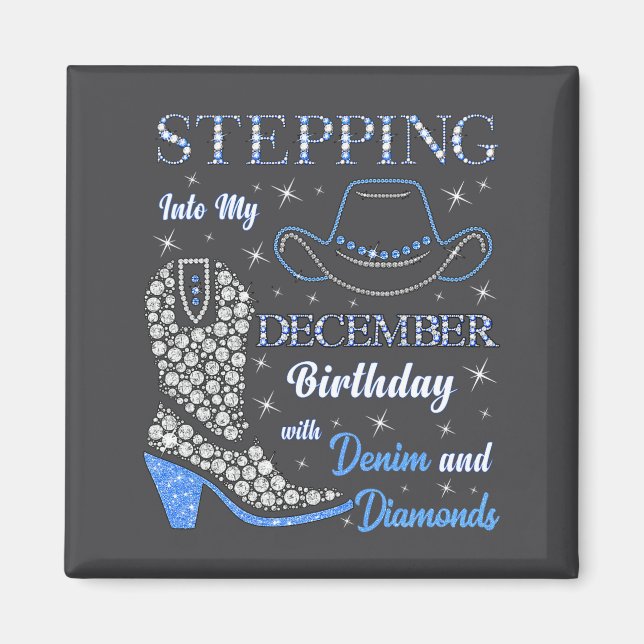 Aimant Stepng Into My December Birthday With Denim And Di (Devant)