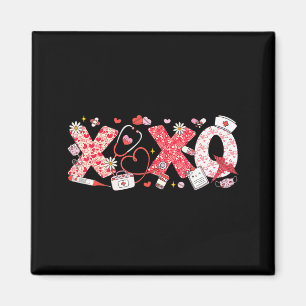 Aimant Stéthoscope Xoxo Saint-Valentin Infirmière As Infi