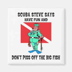 Aimant Steve SCUBA