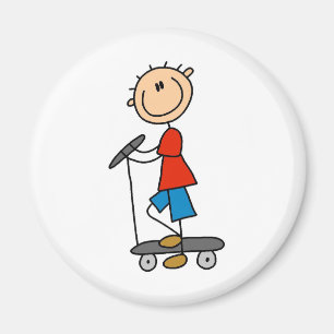 Aimant Stick Boy sur Scooter