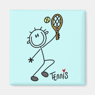 Aimant Stick de base Tennis Tshirts et cadeaux