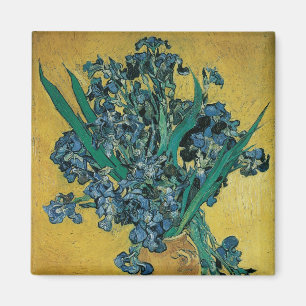 Aimant Still Life Vase with Irises by Vincent van Gogh