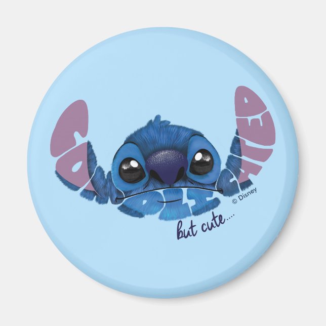 Aimant Stitch | Compliqué Mais Mignon (Devant)