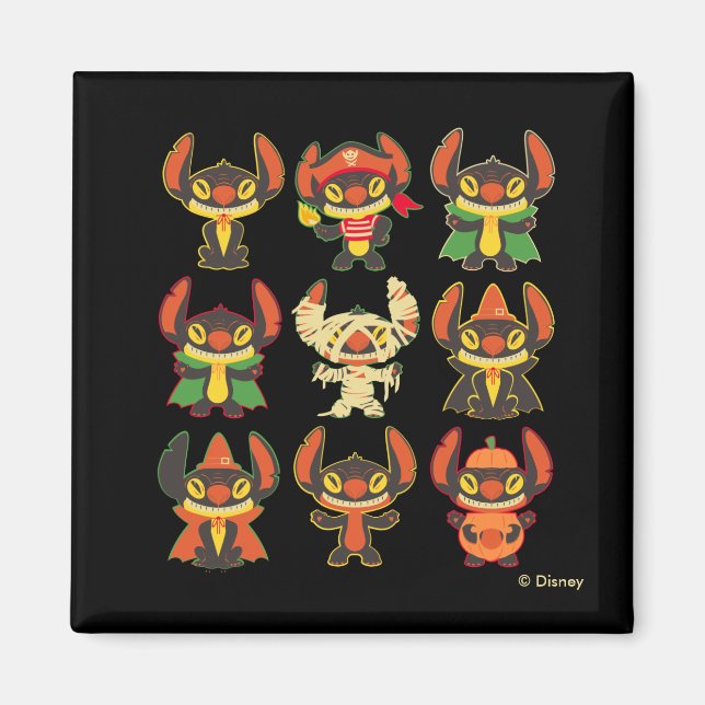Aimant Stitch | Costumes d'Halloween (Devant)