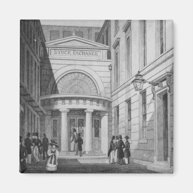 Aimant Stock Exchange, Londres, de 'Metropolitan (Devant)