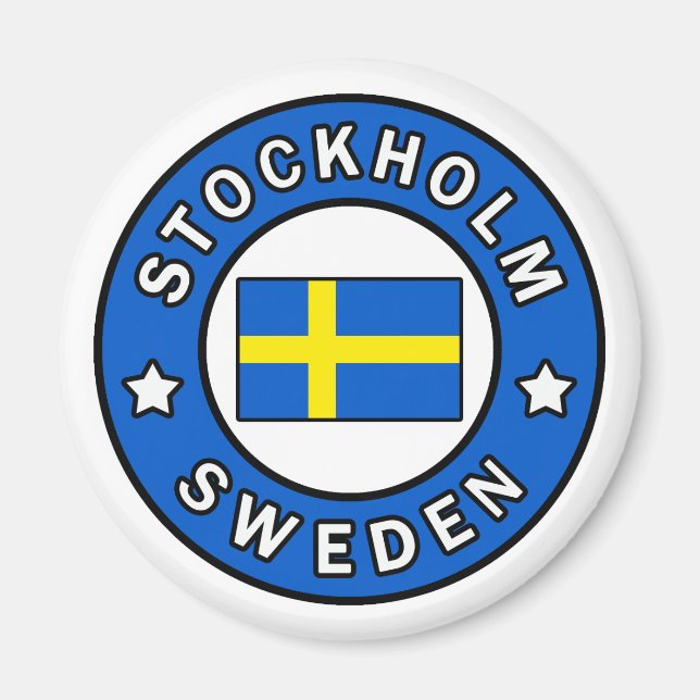 Aimant Stockholm Suède (Devant)
