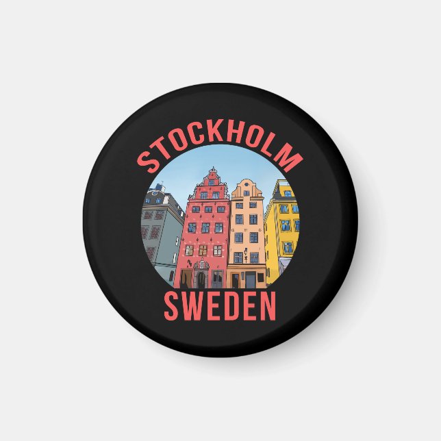 Aimant Stockholm Suède (Devant)
