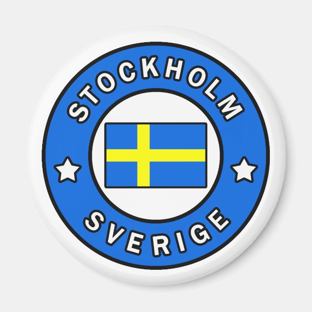 Aimant Stockholm Sverige (Devant)