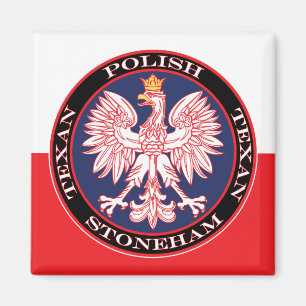 Aimant Stoneham Round polonais Texan