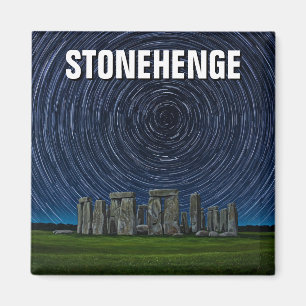 Aimant Stonehenge Angleterre Royaume-Uni Startrails