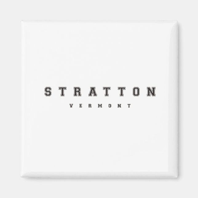 Aimant Stratton Vermont (Devant)