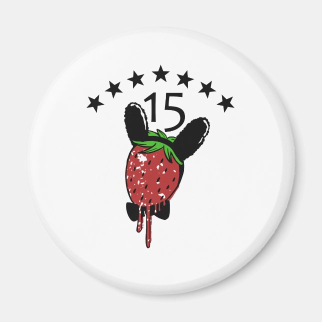 AIMANT STRAWBERRY BUNNY (Devant)