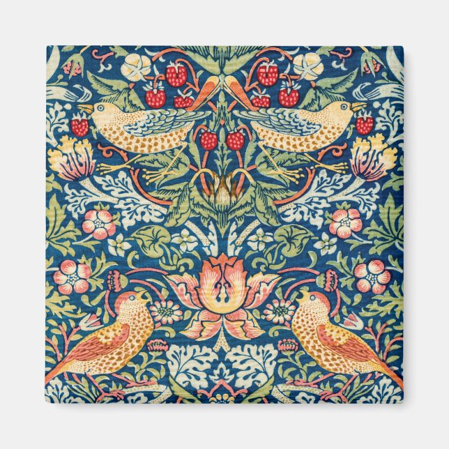 Aimant Strawberry Thief, William Morris (Devant)