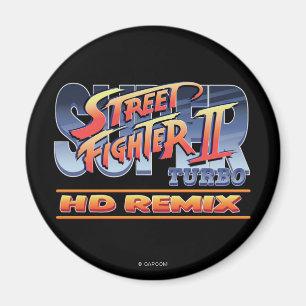 Aimant Street Fighter II Turbo HD remélangent le logo
