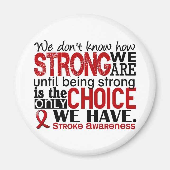 Aimant Stroke Comme Nous Sommes Forts (Devant)
