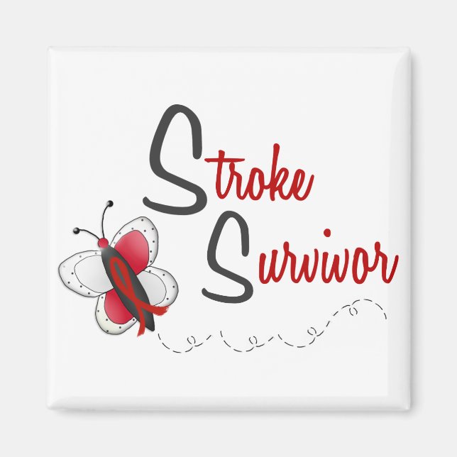Aimant Stroke Survivor BUTTERFLY SERIE 2 (Devant)