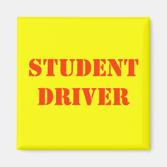 AIMANT STUDENTDRIVER (Devant)