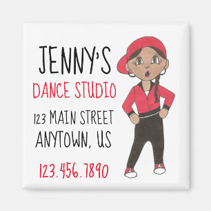 Aimant Studio de danse Hip hop personnalisée Hiphop Dance