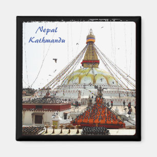 Aimant Stupa à Boudhanath, Katmandou - Népal