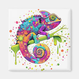 Aimant Style d'aquarelle des teintures Chameleon