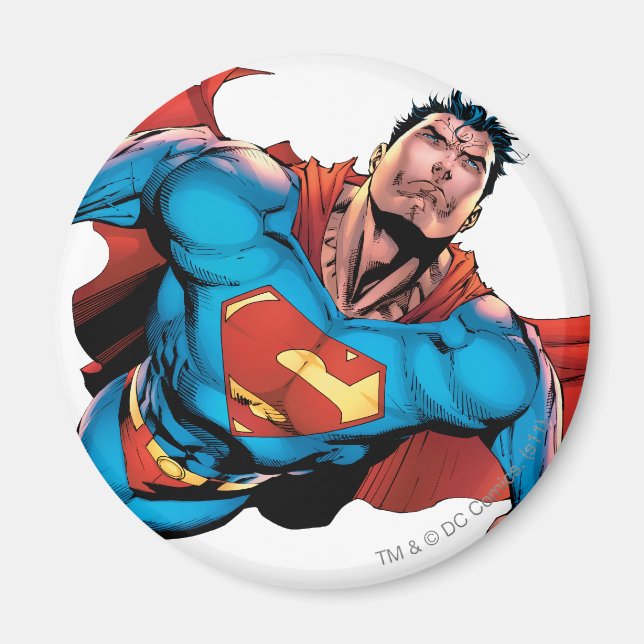 Aimant Style de bande dessinée Superman (Devant)