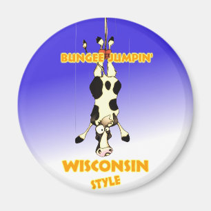 Aimant Style de Jumpin le Wisconsin de Bungee