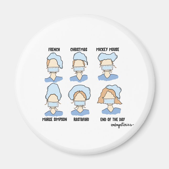 Aimant Style Embryologiste (Devant)