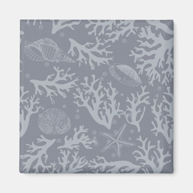 Aimant Style Hipster Coral Reef (Devant)