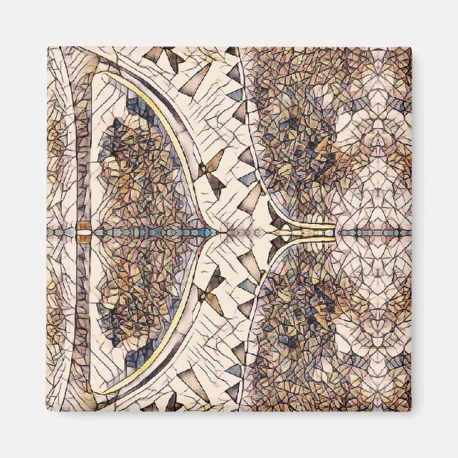 Aimant Style mosaïque Stiletto Design de chaussures (Devant)